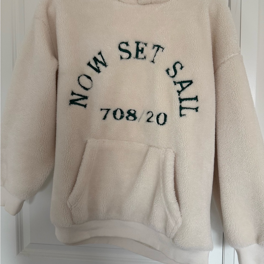 Cream Fleece Hoodie